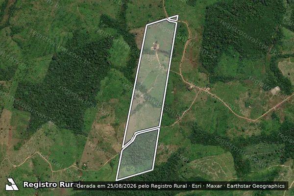 Imagem de satélite de LOTE 36 em TUCURUÍ - PA