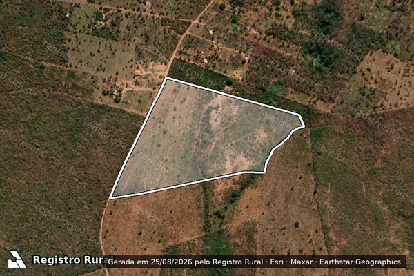 Imagem de satélite de FAZENDA TANQUE em SÃO JOÃO DA PONTE - MG