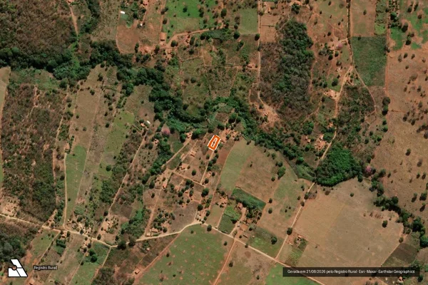 Imagem de satélite de FAZENDA TANQUE em SÃO JOÃO DA PONTE - MG