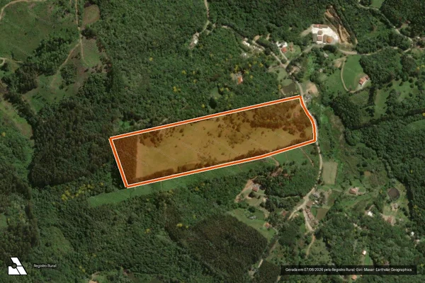 Imagem de satélite de BARRO BRANCO GLEBA A em CAMPINA GRANDE DO SUL - PR