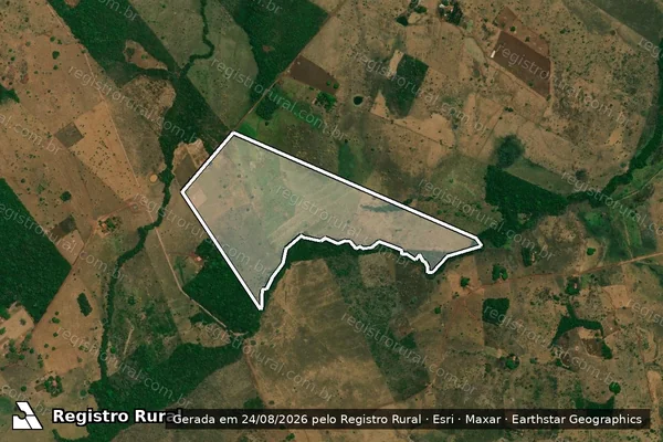 Imagem de satélite de FAZENDA SÃO LUCAS - LT 02 em PORTO FRANCO - MA