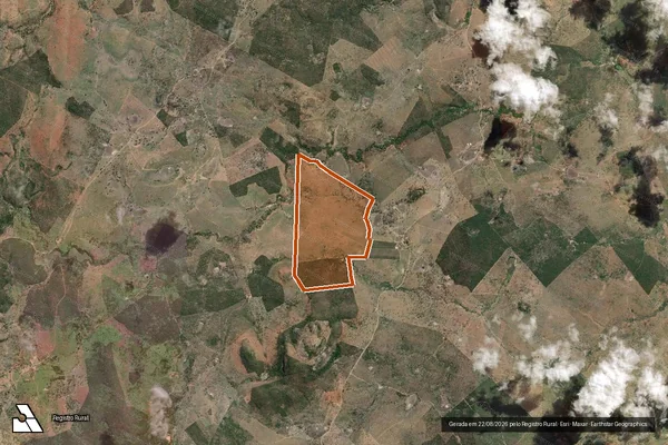 Imagem de satélite de FAZENDA ARARIBOIA em BOA VISTA DO TUPIM - BA