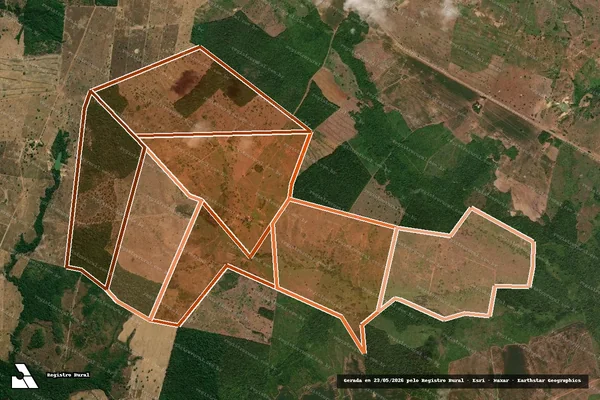 Imagem de satélite de FAZENDA ESCONDIDO em CONCEIÇÃO DO ARAGUAIA - PA