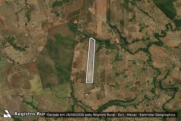 Imagem de satélite de PA TAMBORIL em NOVO SÃO JOAQUIM - MT
