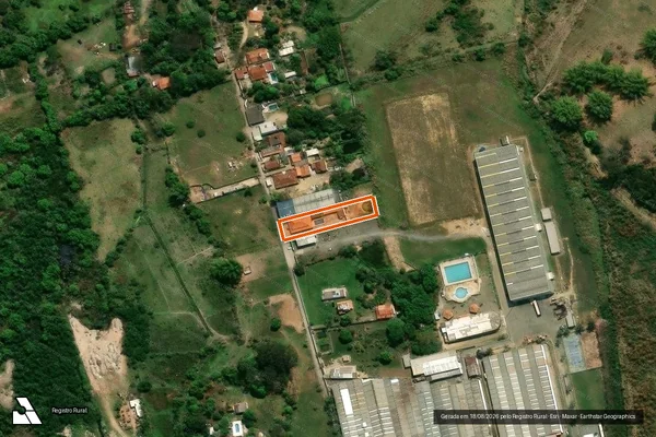 Imagem de satélite de CHACARA ESPLENDOR em ROSEIRA - SP