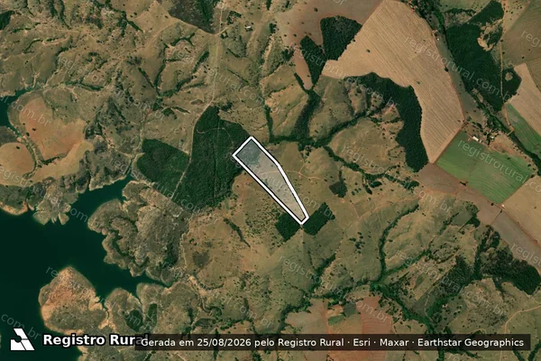 Imagem de satélite de FAZENDA AGUA FRIA em GRUPIARA - MG