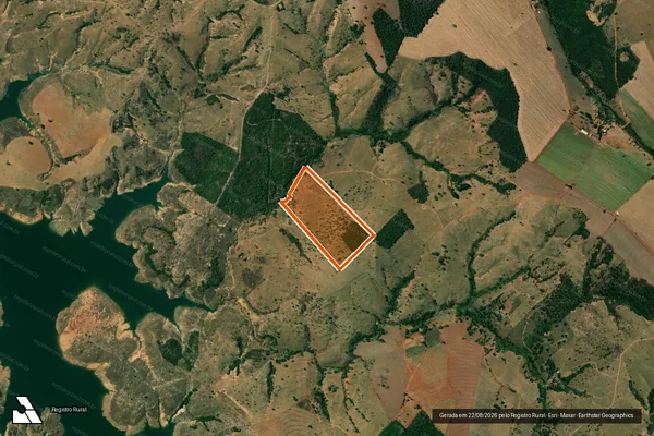 Imagem de satélite de FAZENDA AGUA FRIA em GRUPIARA - MG