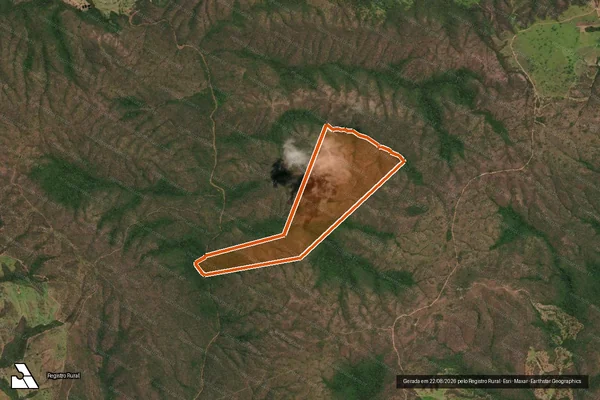 Imagem de satélite de FAZENDA CONCEIÇÃO DO VERÍSSIMO em CAMPO ALEGRE DE GOIÁS - GO