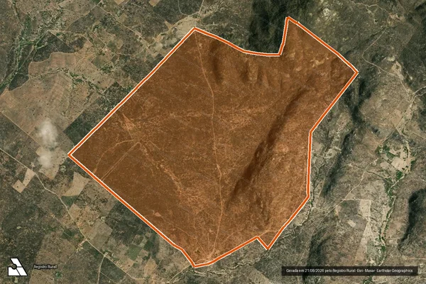 Imagem de satélite de FAZENDA ZÉ INÁCIO PROPRI SÃO JOSÉ em PEDRA - PE