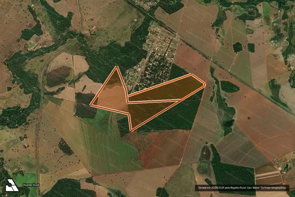 Imagem de satélite de FAZENDA LAGEADO E SUMIDOURO em INDIARA - GO