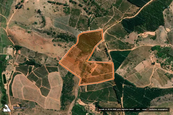 Imagem de satélite de SÍTIO SANTA CRUZ em ANGELÂNDIA - MG