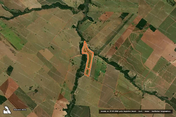 Imagem de satélite de Sítio Santa Clara em PARANAVAÍ - PR