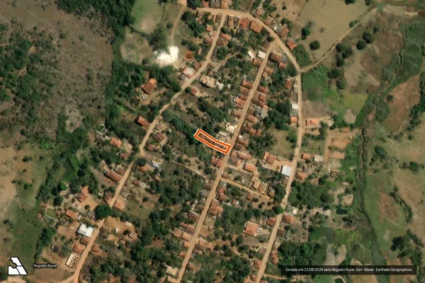 Imagem de satélite de LOTE COM CASA em CONCEIÇÃO DO MATO DENTRO - MG