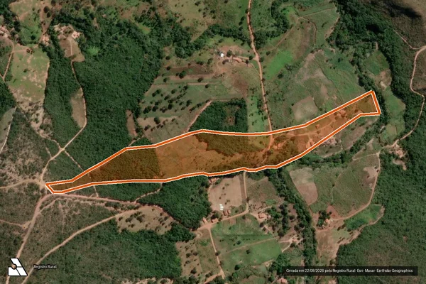 Imagem de satélite de SÍTIO VISTA ALEGRE em SENADOR MODESTINO GONÇALVES - MG
