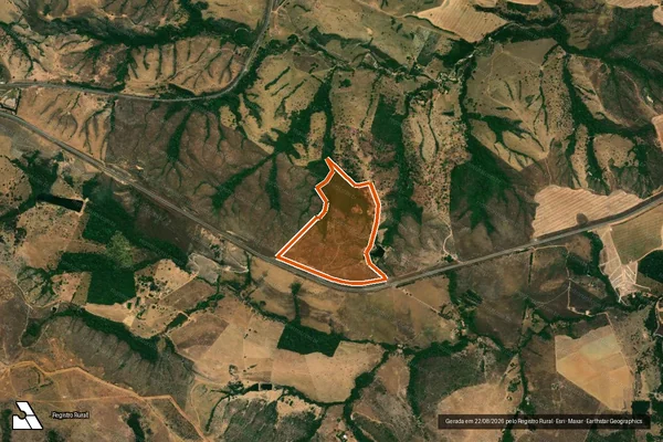 Imagem de satélite de FAZENDA VALE VERDE em COCALZINHO DE GOIÁS - GO