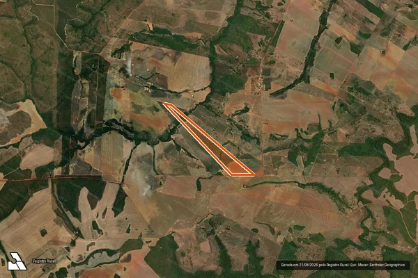 Imagem de satélite de LOTE 123 em BRASNORTE - MT
