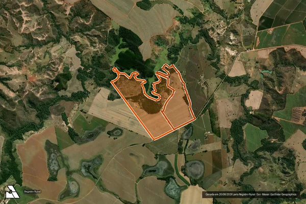 Imagem de satélite de FAZENDA AJUDAS em BAMBUÍ - MG