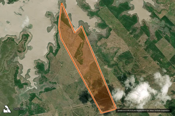 Imagem de satélite de FAZENDA SERRA VERDE II em MONÇÃO - MA