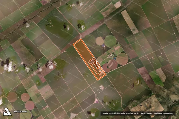 Imagem de satélite de FAZ NOVO MÉXICO VII em JABORANDI - BA