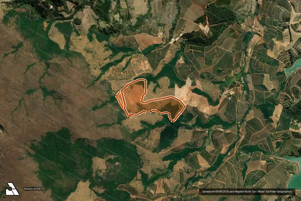 Imagem de satélite de FAZENDA TIRA CHAPÉU em BOA ESPERANÇA - MG