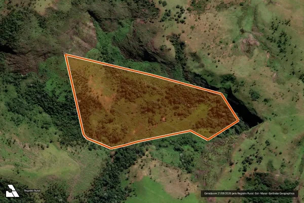 Imagem de satélite de FAZENDA PEDRA BONITA em PALMÓPOLIS - MG