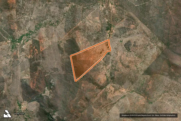 Imagem de satélite de FAZENDA PLANALTO DA MURITIBA em MANOEL VITORINO - BA