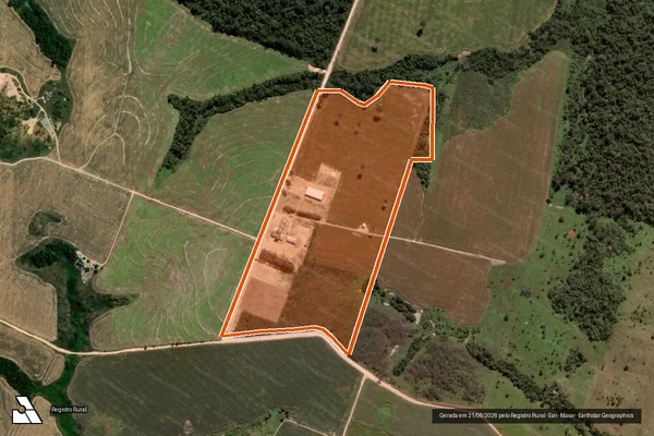 Imagem de satélite de FAZENDA ROÇA ARMAZEM em NOVO MUNDO - MT