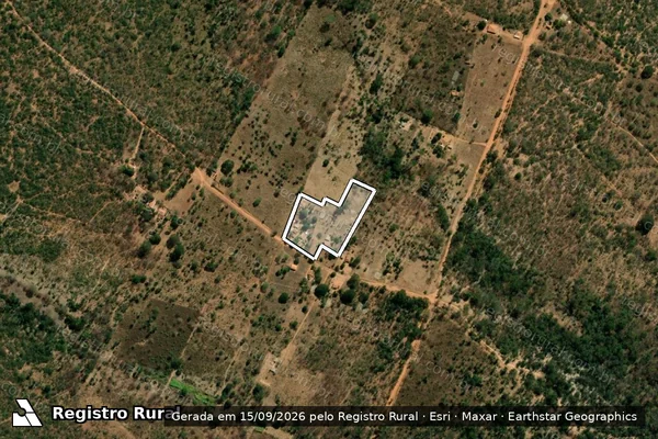 Imagem de satélite de FAZENDA LAVARINTO em BONITO DE MINAS - MG