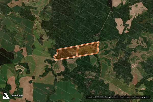 Imagem de satélite de FAZENDA CRISTO REI QUINHAO 1 em CLEVELÂNDIA - PR