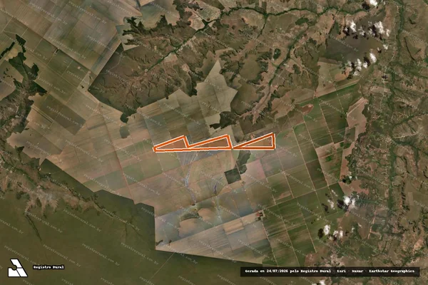 Imagem de satélite de FAZENDA DOS GAUCHOS em BAIXA GRANDE DO RIBEIRO - PI