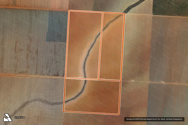 Imagem de satélite de FAZENDA SANTA MARIA XX PARTE 3 em FORMOSA DO RIO PRETO - BA