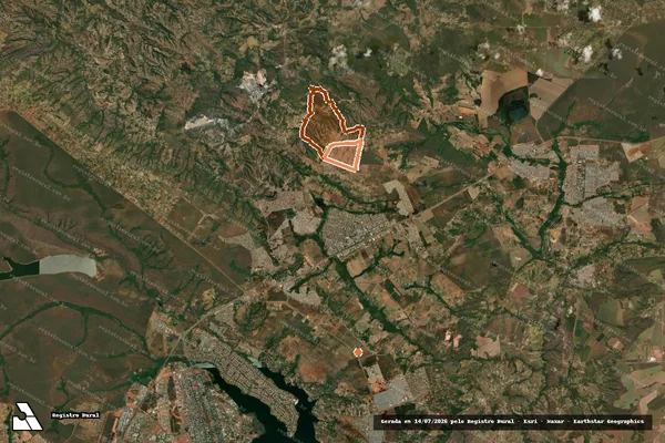 Imagem de satélite de Fazenda Sobradinho Mugi em BRASÍLIA - DF