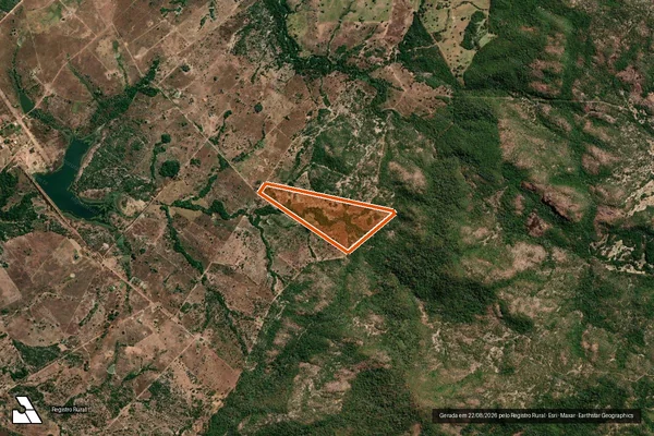 Imagem de satélite de PA CHICO MENDES, LT 16 em CRIXÁS - GO