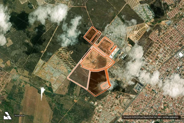 Imagem de satélite de FAZENDA SAO SEVERINO- GLEBAS A a D em MOSSORÓ - RN