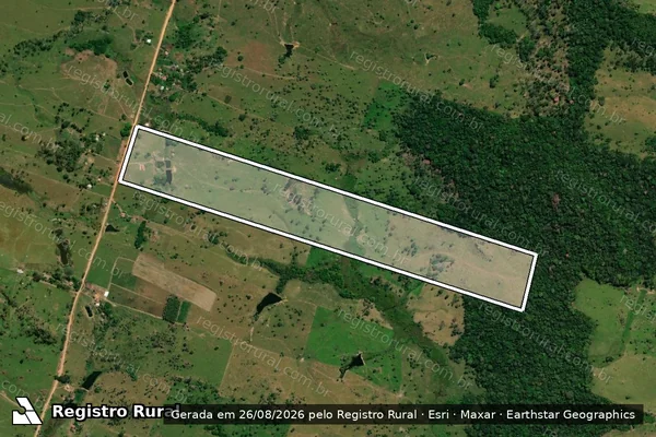 Imagem de satélite de SITIO IPE AMARELO em JI-PARANÁ - RO