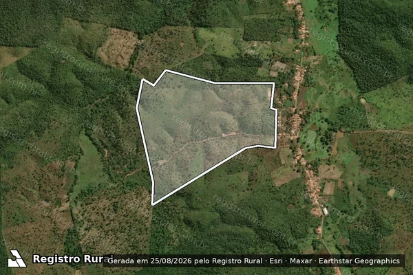 Imagem de satélite de RANCHO HOZANA VIEIRA em DOM PEDRO - MA