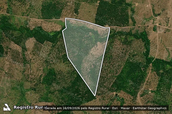 Imagem de satélite de FAZENDA SANTA CLARA em GOVERNADOR NEWTON BELLO - MA
