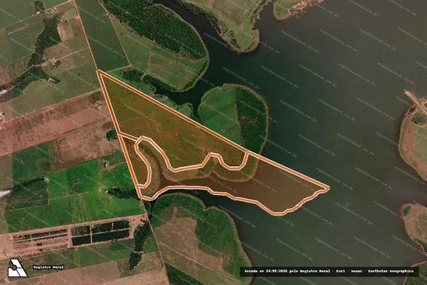 Imagem de satélite de FAZENDA VITORIA II em SINOP - MT