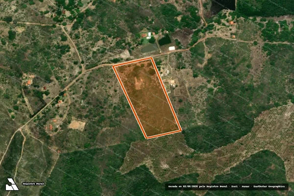 Imagem de satélite de SITIO LUGAR BOM em ARAÇÁS - BA