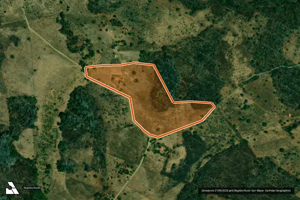 Imagem de satélite de FAZENDA SERRA GRANDE em SANTA MARIA DA VITÓRIA - BA