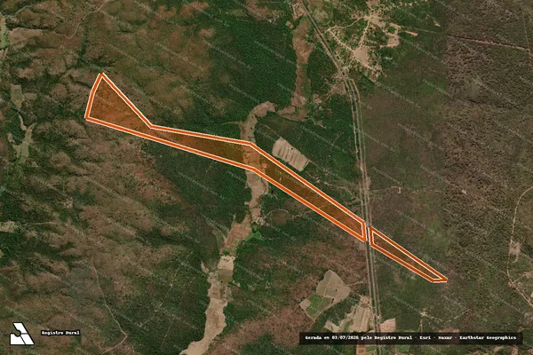 Imagem de satélite de TABOCA em AMARANTE - PI