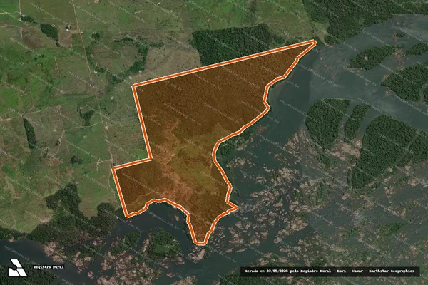 Imagem de satélite de FAZENDA XINGU em BRASIL NOVO - PA
