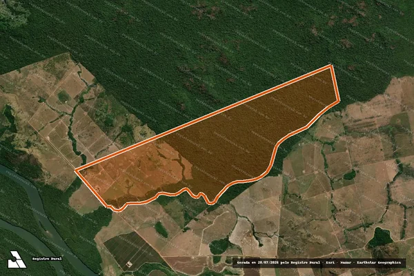 Imagem de satélite de FAZENDA SANTA TEREZA II GLEBA B em NOVA BANDEIRANTES - MT
