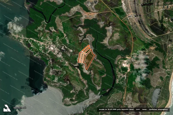 Imagem de satélite de FAZENDA DO MEIO - PARTE 03 em MARAÚ - BA