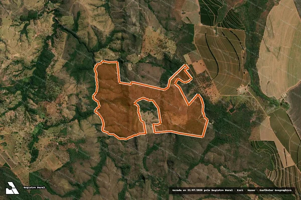 Imagem de satélite de Fazenda Bonito de Cima e Sobro em COROMANDEL - MG