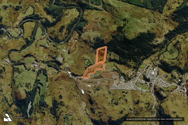 Imagem de satélite de FAZENDA NOLY MTCR 10840 em BOM JARDIM DA SERRA - SC