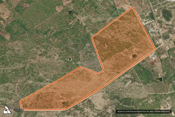 Imagem de satélite de FAZENDA JUREMA em GLÓRIA - BA