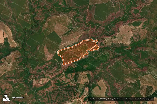 Imagem de satélite de FAZENDA CACAU em ALTO GARÇAS - MT