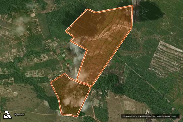Imagem de satélite de FAZENDA SANTA RITA em MARABÁ - PA