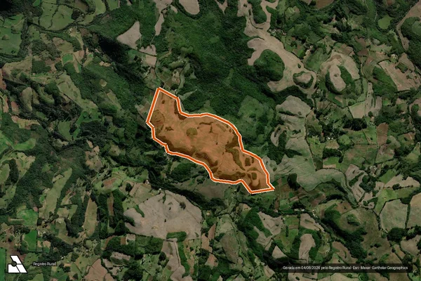 Imagem de satélite de PINHALZINHO em LAGOÃO - RS